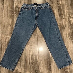Abercrombie & Fitch Men's Straight Blue Jeans